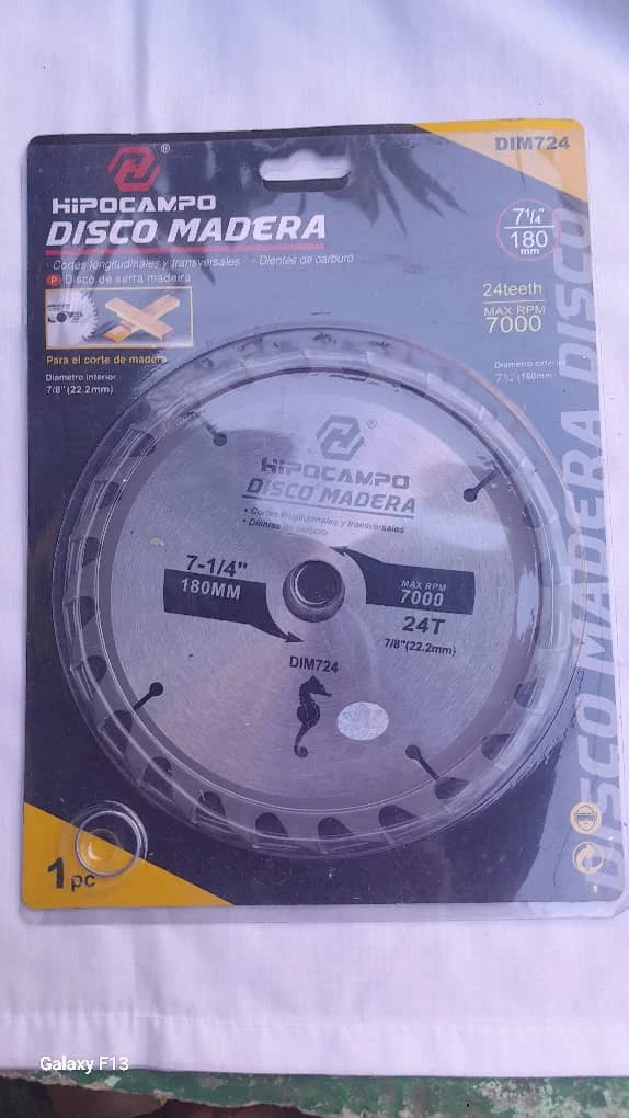 Disco de sierra 180 a 1900 cup's foto | MELLSHOP |  BizneCubano