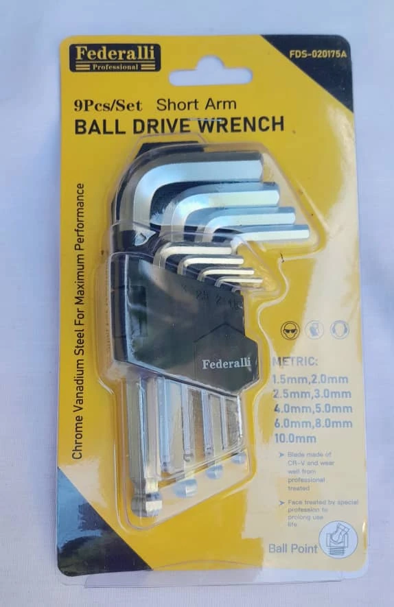 Llave allen de brazo corto 2500 cup's foto | MELLSHOP |  BizneCubano